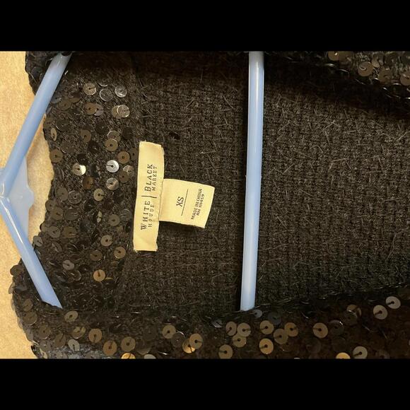 Stunning Black Sequin Blazer by White Black Market - XS - Picture 3 of 8